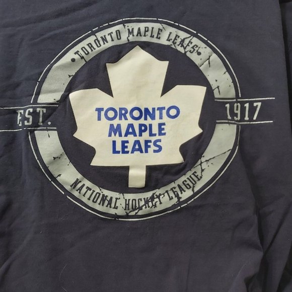 Toronto Maple Leafs T-Shirt Men Size XL Blue NHL Hockey Official Licensed Prod - Picture 5 of 7